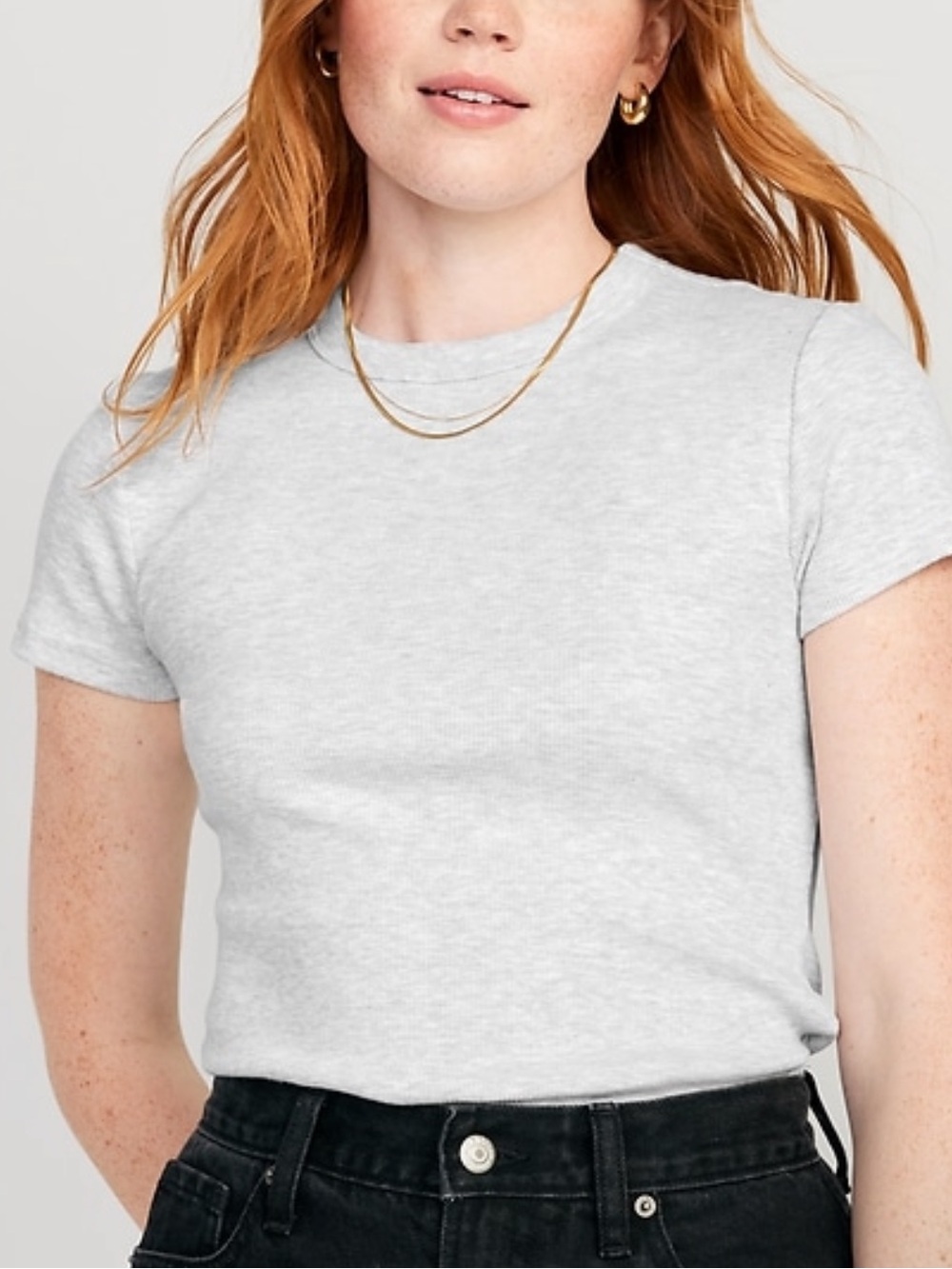 3-Pack - Old Navy Ribbed Tee’s - Picture 3 of 4